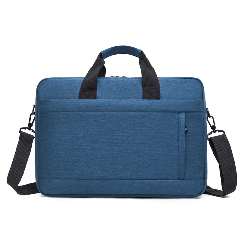

14 inch high quality outdoor popular business shouder bag fashion men Manufacturing Lightweigh laptop bag leather briefcase, Blue, black, gray,red