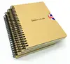 Office used stationery lined eco friendly wholesale paper spiral notebook
