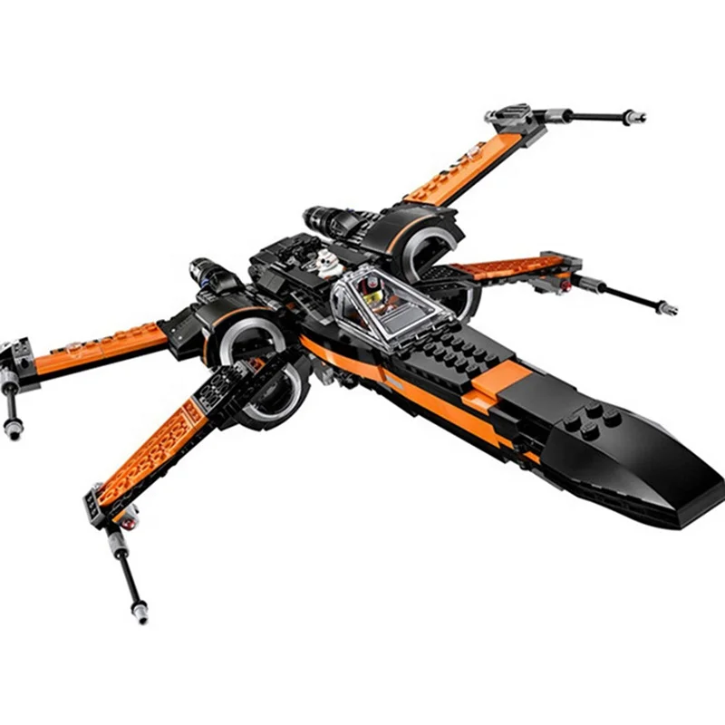 

Construction Brick Toy X-Wing Fighters Building Blocks 75102 completed set toy bricks