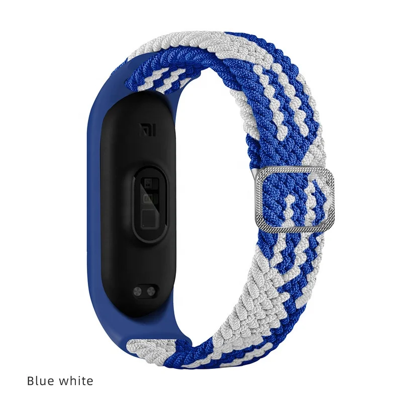 

M6 Smart watch Nylon Strap For Xiaomi Mi band 4 5 6 Replaceable Sport Waterproof Bracelet Mi band Wristband, Optional