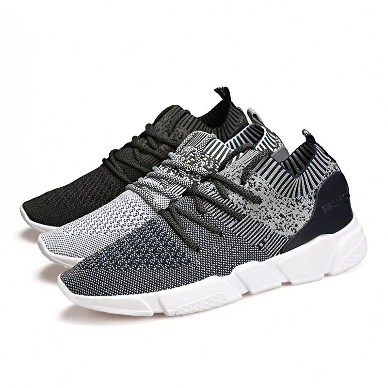 

Cool Running Wild Casual Sports Men Tides Tennis Shoes Outdoor Breathable Training sneaker, Black,grey,deep grey