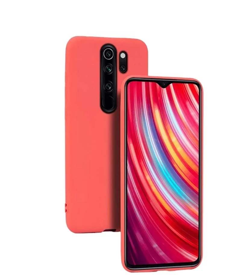 

Good Design Ultra Thin Soft Solid Color Phone Cases For Redmi Note 8 Pro, Black,dark blue,red,mint green ,translucent,pink