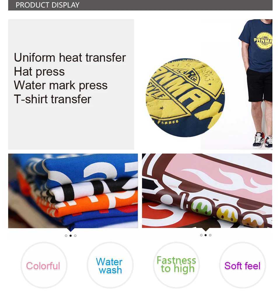 Offset Plastisol Heat Transfer Paper For Screen Printing Clothing