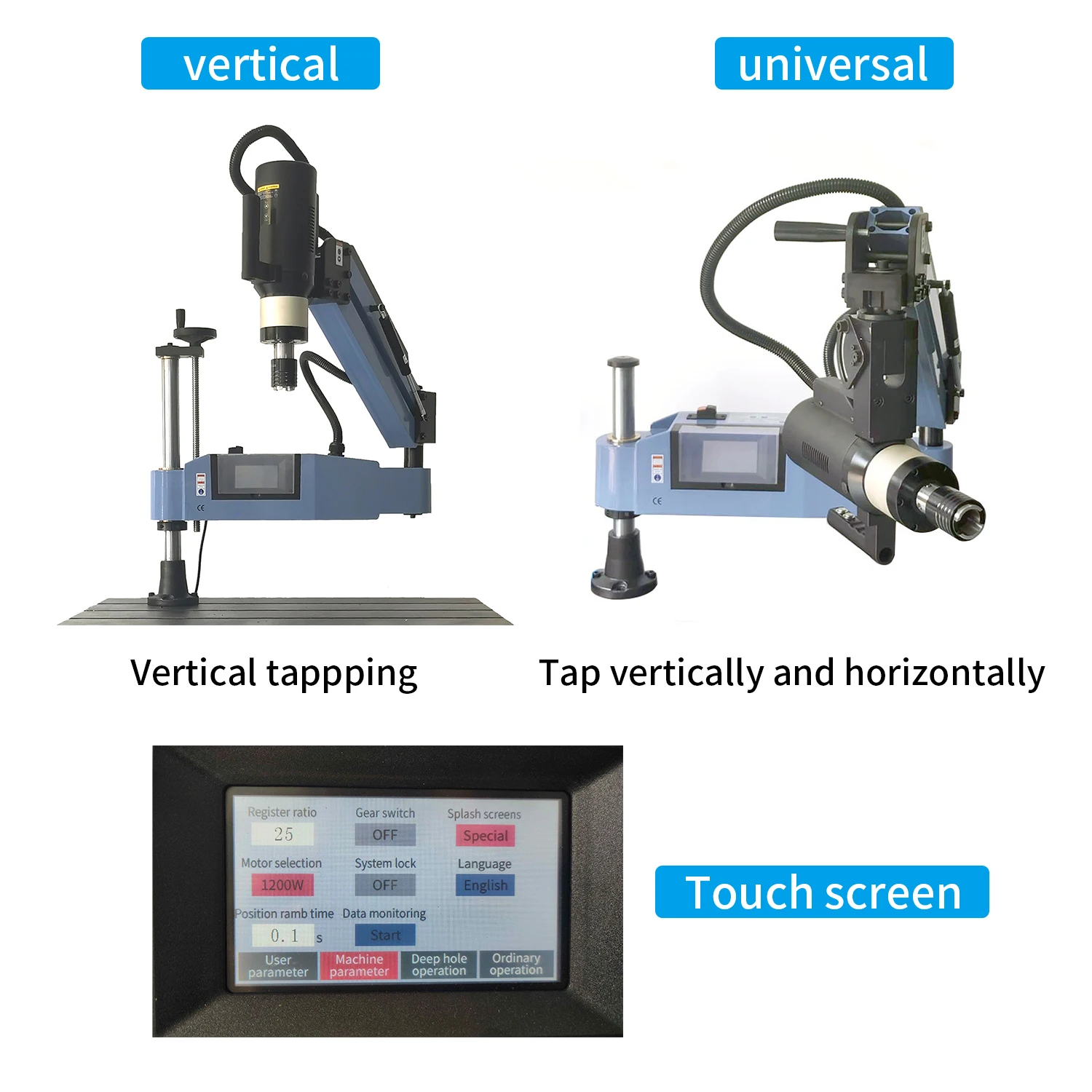 M3m16 Pneumatic Tapping Machine For Industry Buy Small Hole High