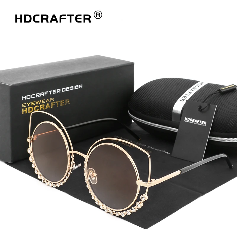 

HDCRAFTER 2020 sunglasses metal polarizer Dazzle Colour Mirror Retro Reflective Sunglasses Male Prescription Glasses