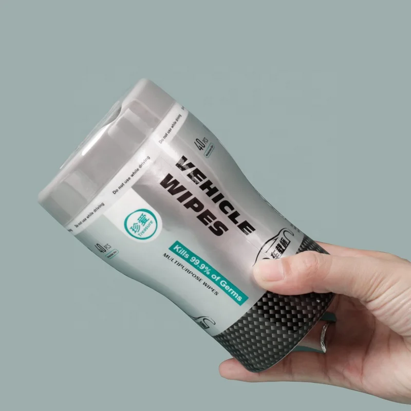 

Treasure Car Cup Holder Wipes Custom Logo Sanitizing Car Wipes