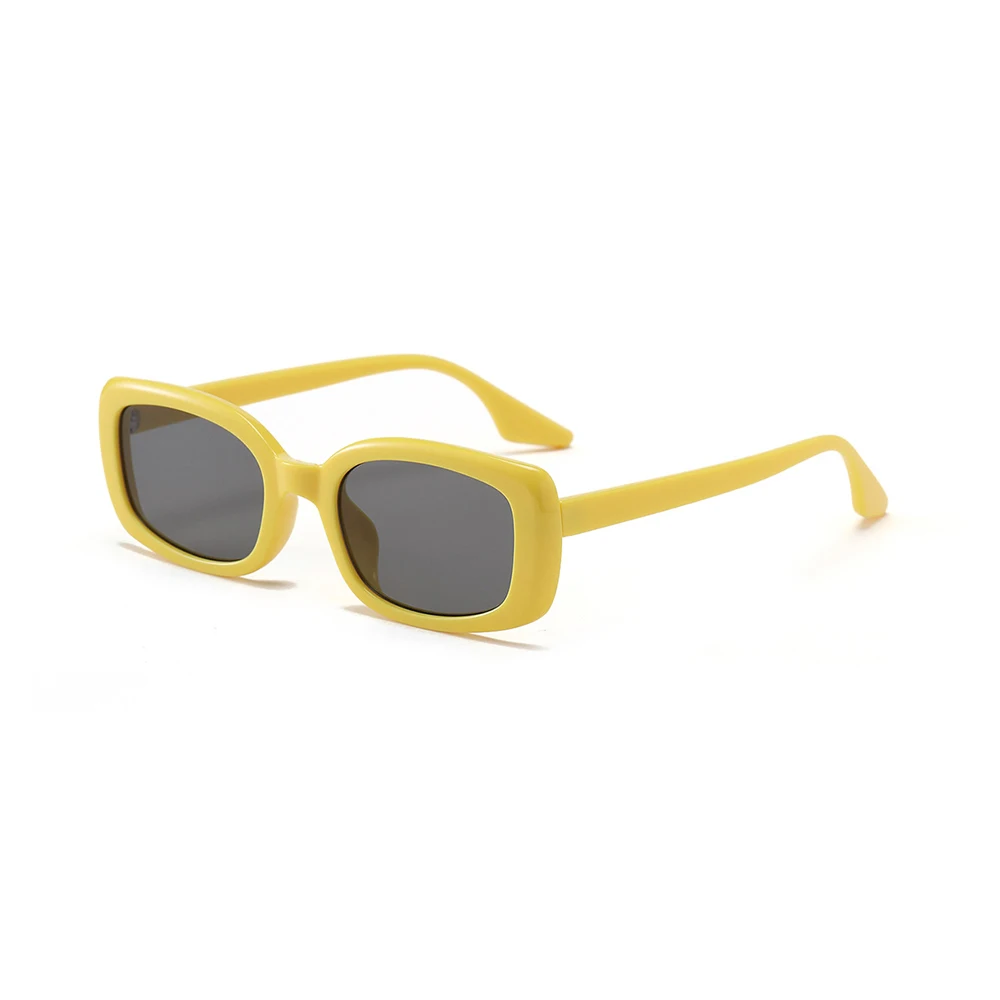 

Sparloo 10105 CE UV400 Retro Vintage Small Designer Sunglasses Woman Oval Tinted Yellow