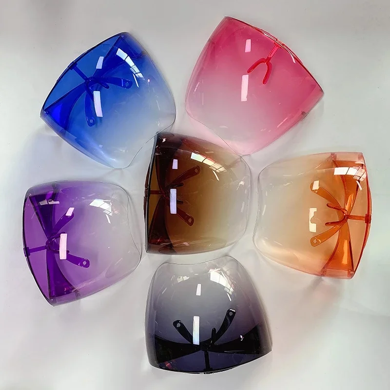 

KIDS new coloured anti fog plastic face cover transparent futuristic protector M ask, Avalaible