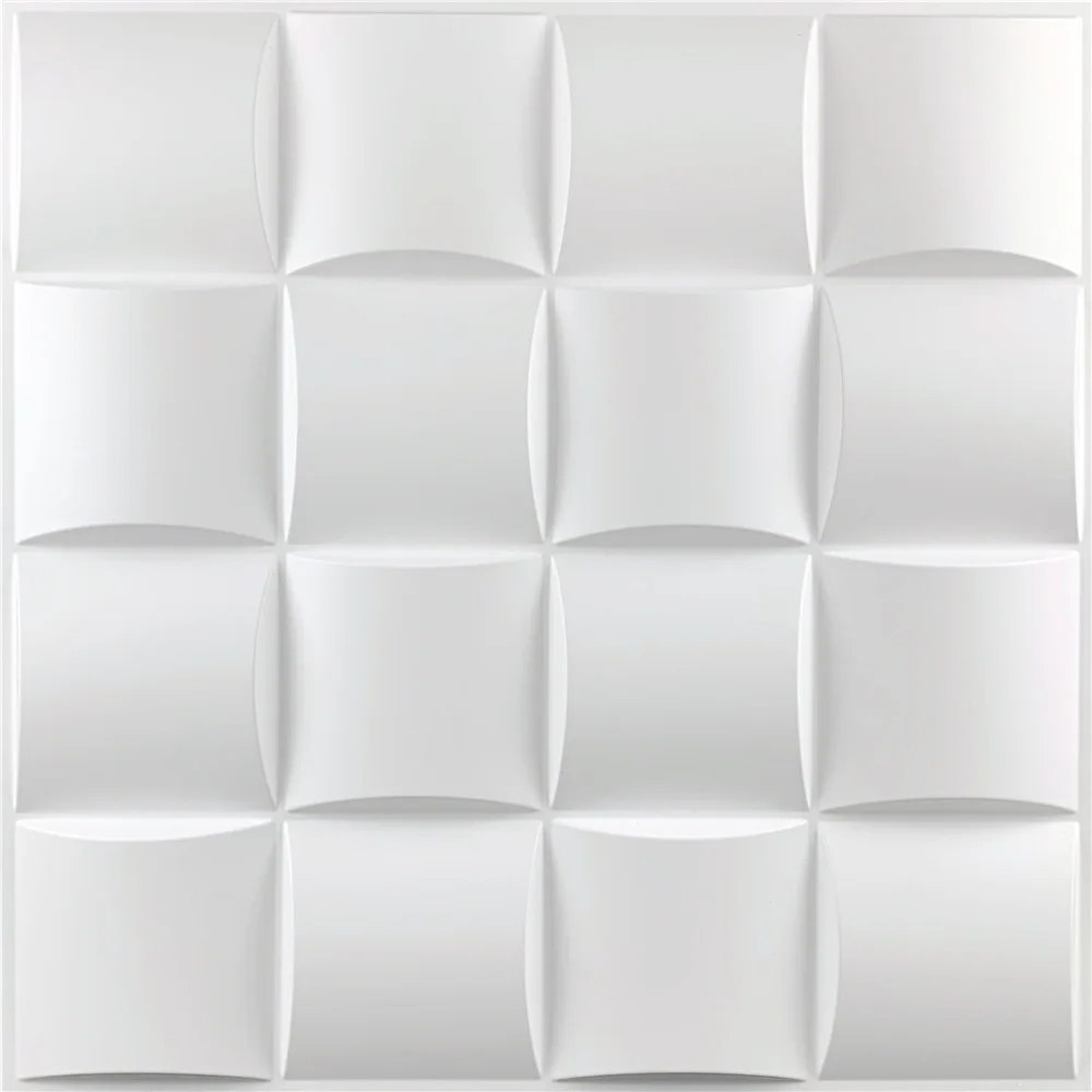 Irini Modern Decorative 3D PVC Waterproof Fireproof Wall Panels for Home Office Available in US Warehouse 3-Day Shipping