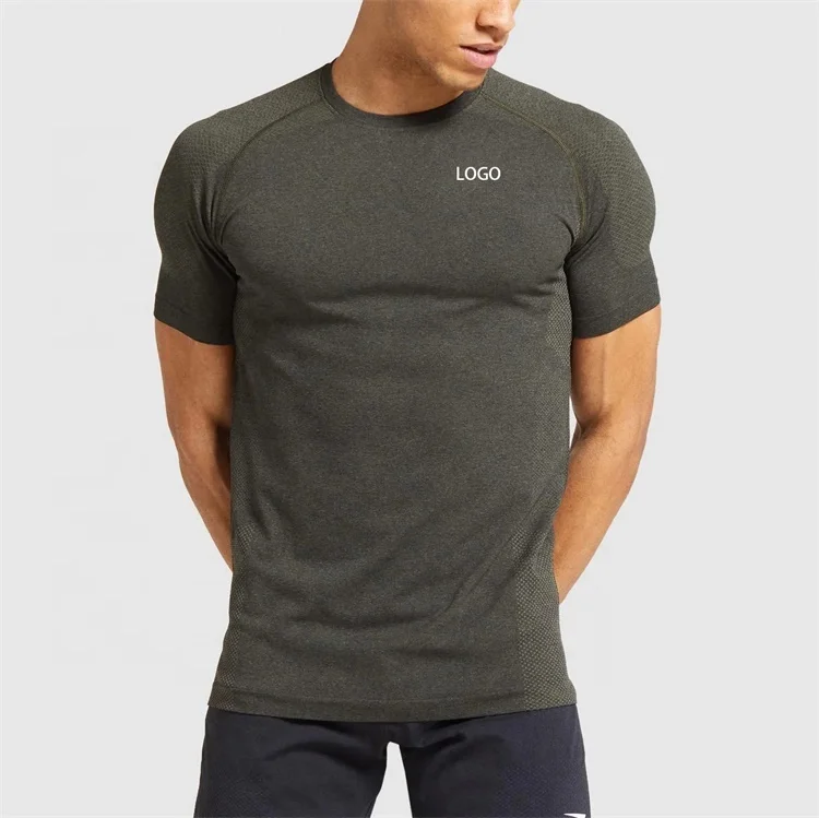 

Custom Slim Fit Fitness Gym Sports Seamless T Shirt For Men Buy Slim Fit T Shirt Seamless T Shirt