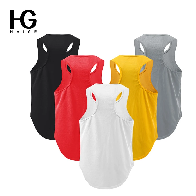 

Sleeveless Men Tank Top Polyester Gym Fitness Training Breathable Men Sleeveless Custom Men Muscle Tank Top T Shirt