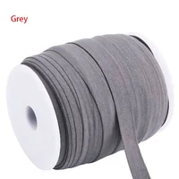 

Factory Wholesale Custom 1 Inch Colored Soft Nylon Spandex Fold Over Elastic Webbing Binding Ribbon Tape For Garment Accessories