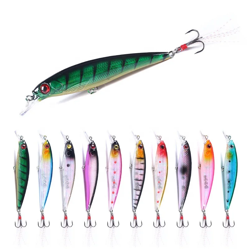 

Hengjia Quality Promotional 11CM/13G Fishing Bait Fishing Lures Minnow Fishing Lure Hard, 10 colours available/unpainted/customized