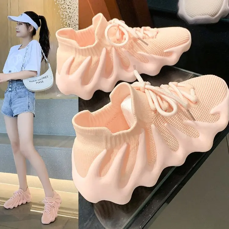 

TX new Spring and summer new style coconut breathable mesh shoes women's casual shoes, Color matching or can be customized according to requirements