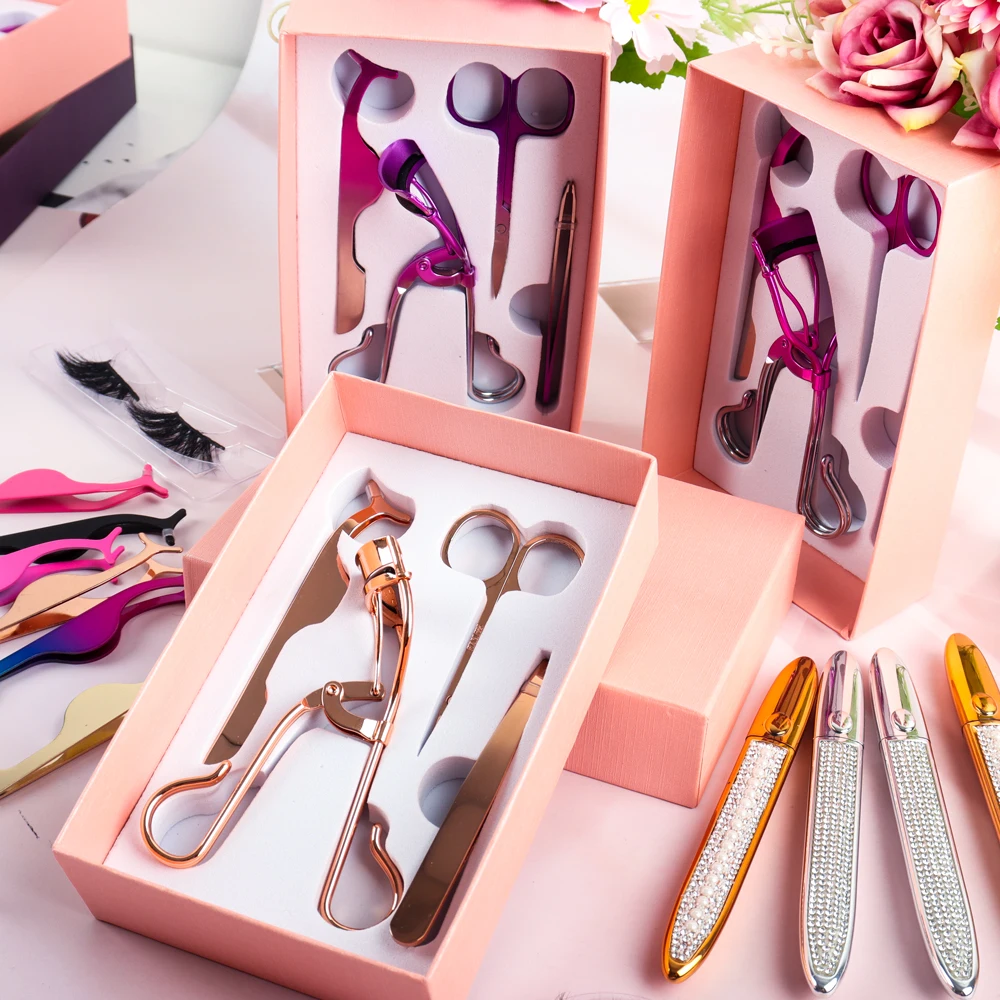 

Private Label Eyelash best plastic eyelash curler mini half diy lash curler