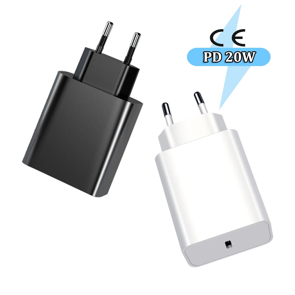 

Free Shipping 1 Sample OK CE Approved PD 20W Charger 5V 3A PD Adapter Usb Wall Charger For iPhone 12 Custom Accept