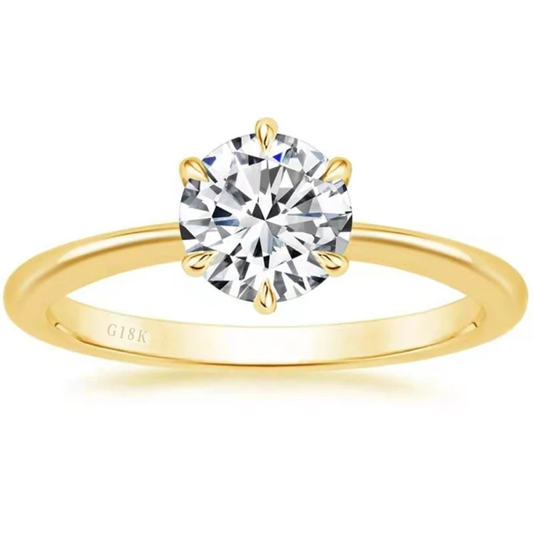 

SGARIT customized fine gold jewelry platinum 9k 10k 14k 18k gold 1ct VVS lab diamond CVD moissanite ring wedding engagement, White gold, yellow gold, rose gold