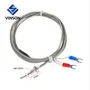 M6/M8 temperature sensor screw Probe K/J type thermocouple for industrial temperature controller 1M 2M 3M