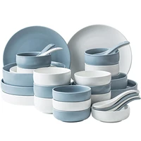 

Wholesale high quality cheap glazed modern simple dehua porcelain dinnerware set ceramic plates table