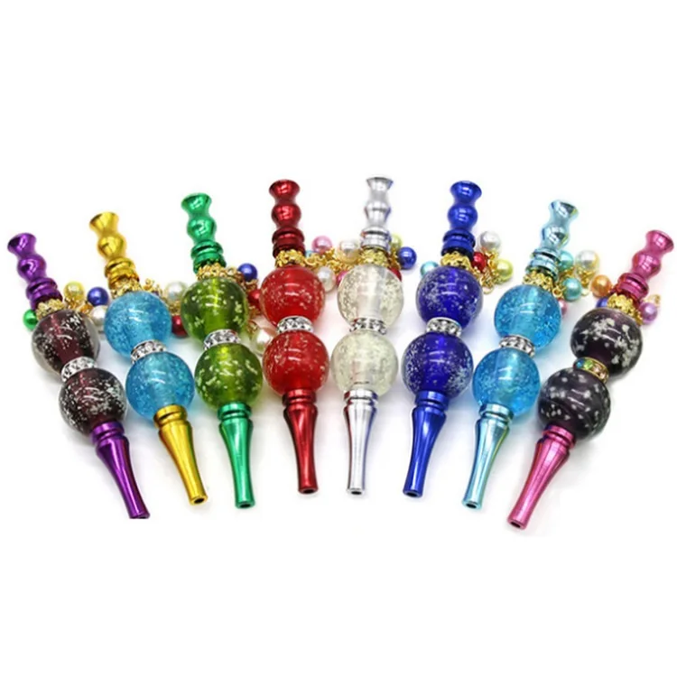 

hintcan New Cigarette holder Glow In The Dark Smoking Holders Shisha Hookah Pipes Accessories, Colors