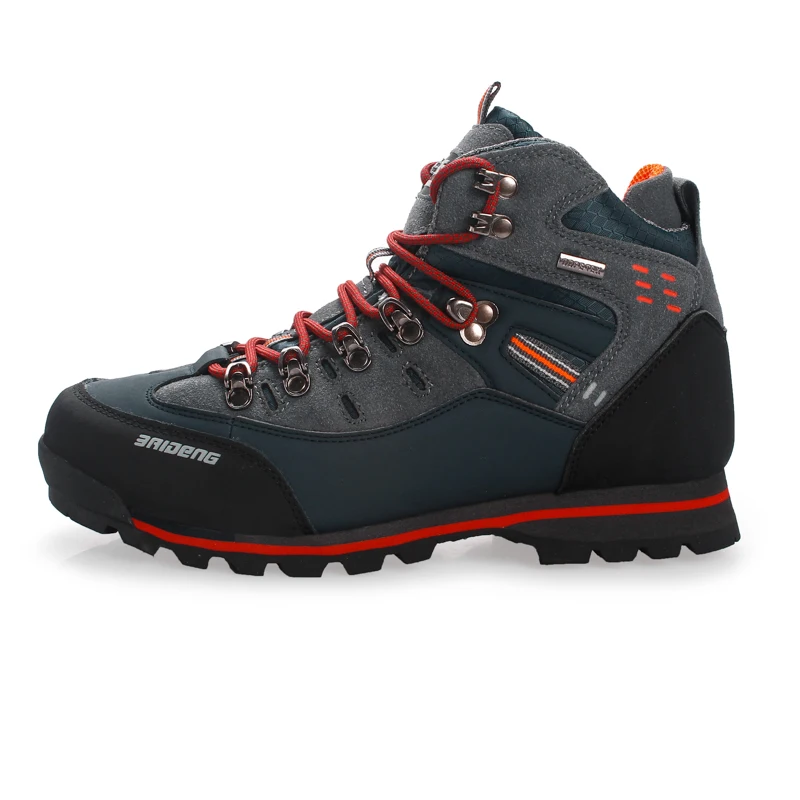 

men classic trend climbing outdoor shoes and sport boots leather suede fashion work shoes eva soft wear comfortable safety shoes, 3 colors