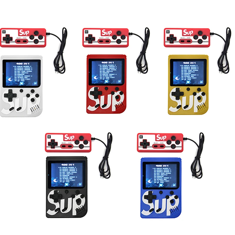 

Mini Console Retro Sup Game Box Classic Two Player for Gameboy Handheld SUP 400 in 1 Portable Video Game Console, Multi color