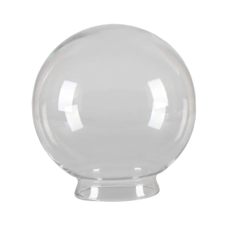 6 Inch Blown Round Clear Replacement Glass Ball Lamp Shade Globe ...