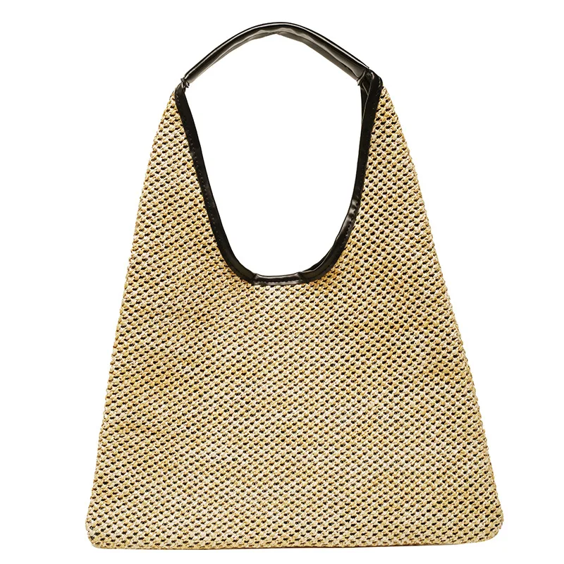 

Fashion Girls Shoulder Bags 2021 Female Cane grass weave Handbags Large Capacity Casual Summer Beach Straw Bag Totes