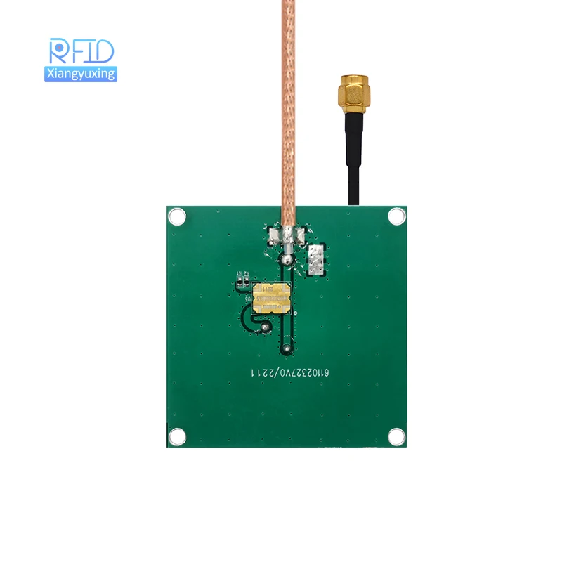 

920MHz circular polarization 35*35*4 Module 2dBi Patch Antenna RFID with RG316