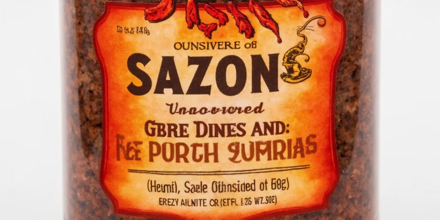 Homemade sazon mix stored in labeled jars