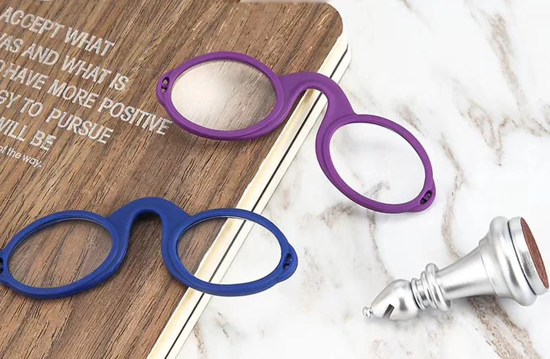 Mobile Phone Thin Reading Glasses Foldable Keychain Reading Glasses