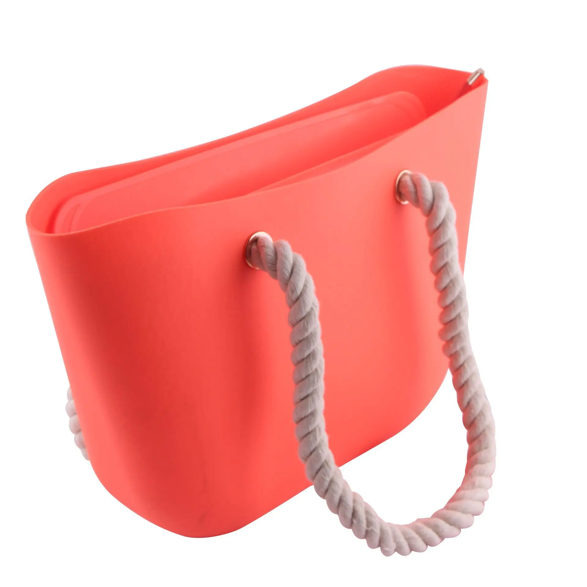 

high quality custom logo jelly colors single shoulder beach bag waterproof silicone tote bag