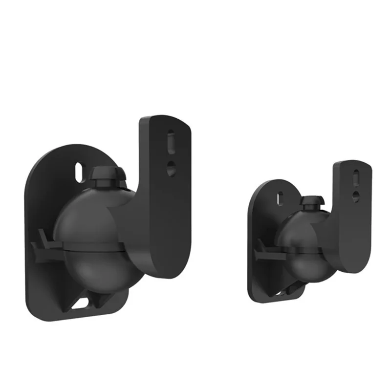 

Yiwu Universal Wall Mounted Bracket ABS Plastic 5KG Tilt Rotate Sound Speaker Holder Stand, Black