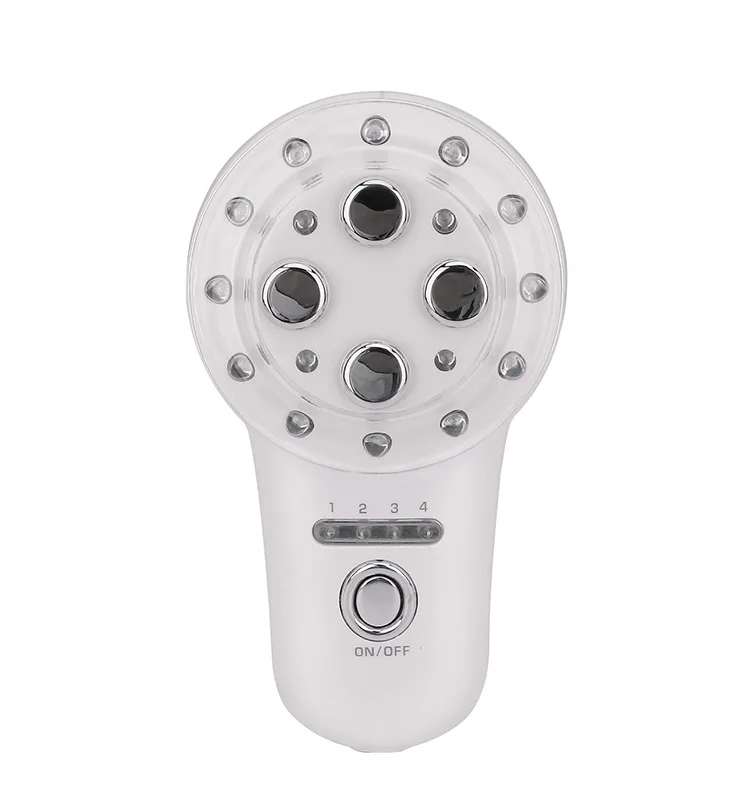 

3 In 1 Rf Ems Led Ion Sonic Beauty Instrument Face Tightening Massager, White