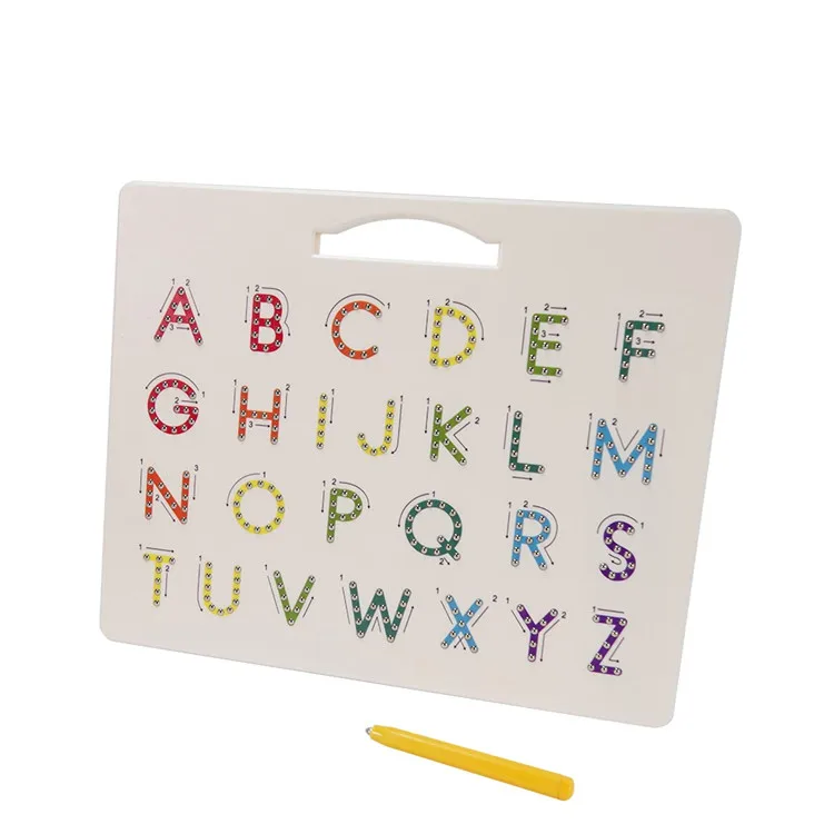 Educational Magnetic Pad Magnetic Letters Writing Drawing Board ...