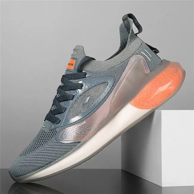

Good Quality Knitted Breathable Men Casual Shoes Zapatos Hombre Deportivos De Baloncesto Zapatillas Blancas