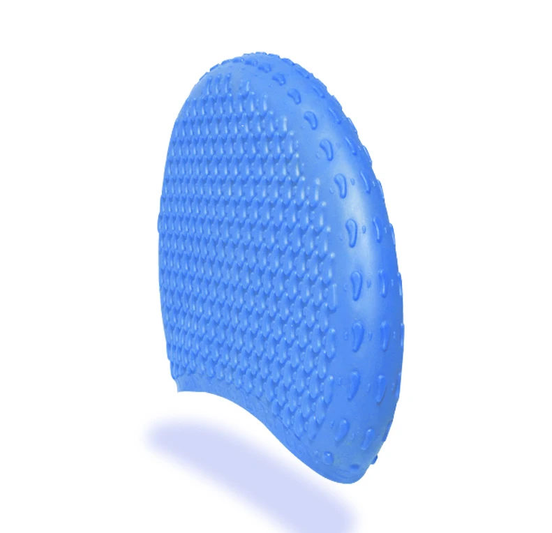 Customised promotional products Adult / Kid Sizes silicone swim cap for long hair