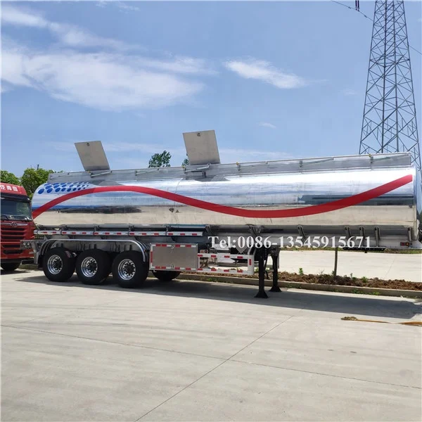 

Saber 3Axles 32000liters aluminum alloy fuel tank semi trailer