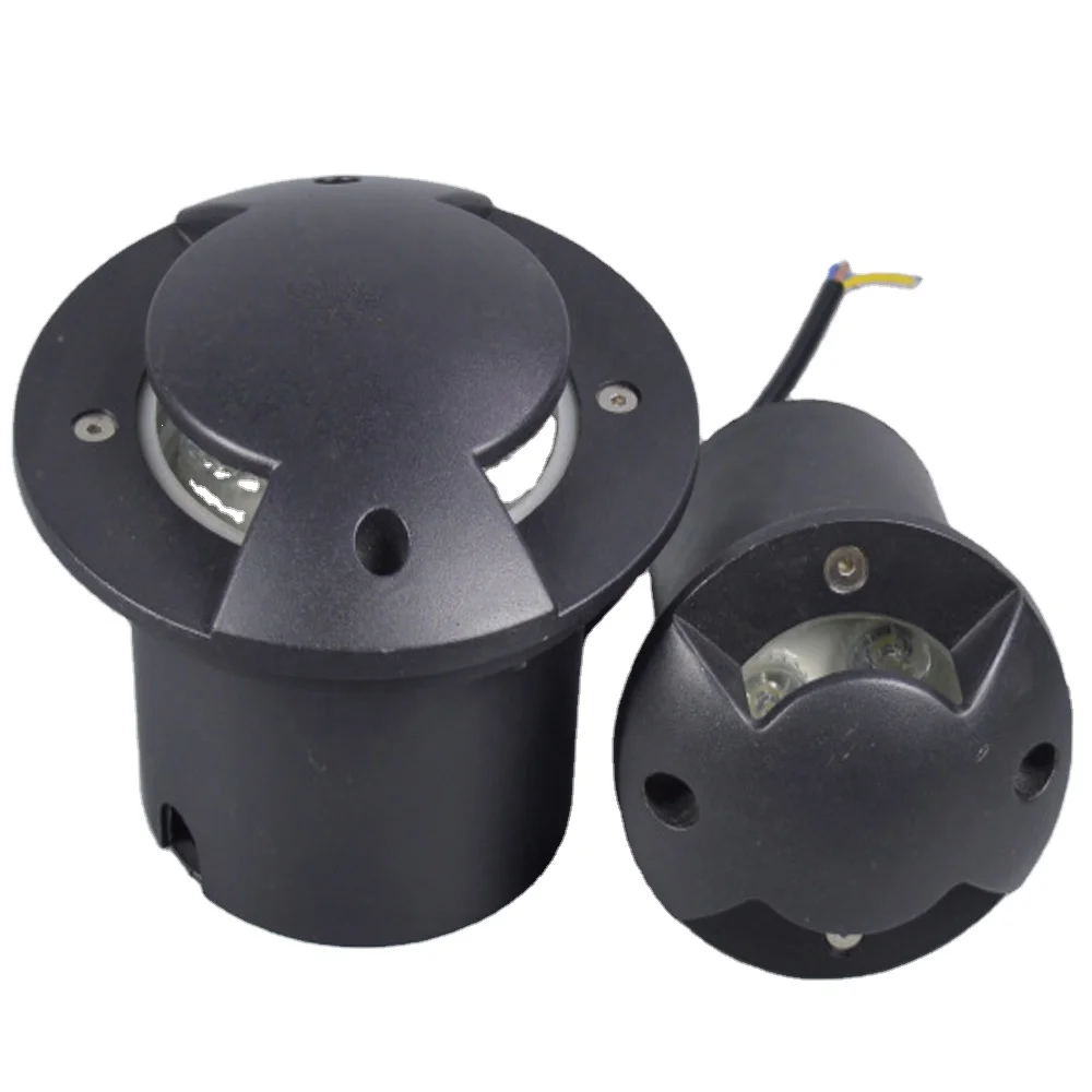 3W Two Windows Outdoor Ip65 Recessed Underground In Ground Led Landscape Lighting