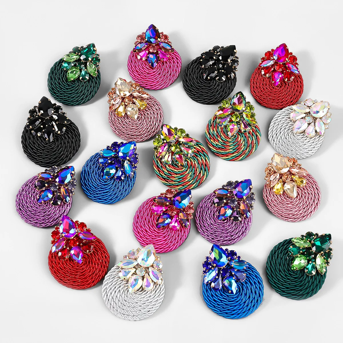 

HOVANCI Trendy Style Designer Inspired Earrings Healing Crystal 2022 New Arrival Geometric Women Earrings