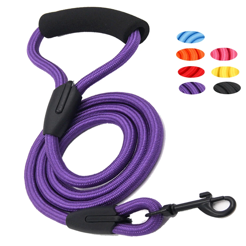 

dog running walk train for large small cat pets Leashes dogs leash rope nylon Tenacity 7 colors 3 sizes