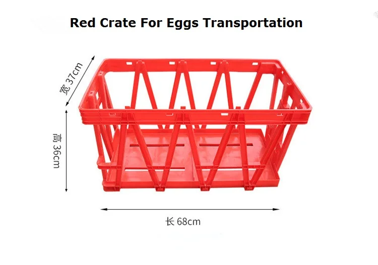 High Quality Plastic Egg Crates Movable Boxes For Transporting Eggs And