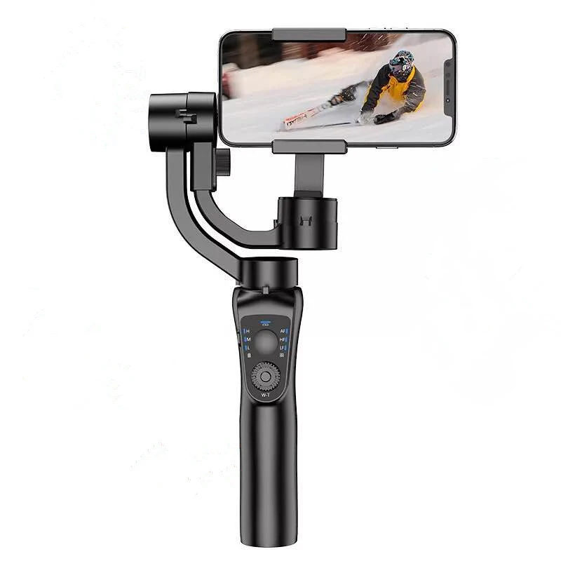 

50% Discount 3-axis Handheld Anti-shake Selfie Stick Tripod Balancer Smartphone Gimbal Stabilizer, Black color