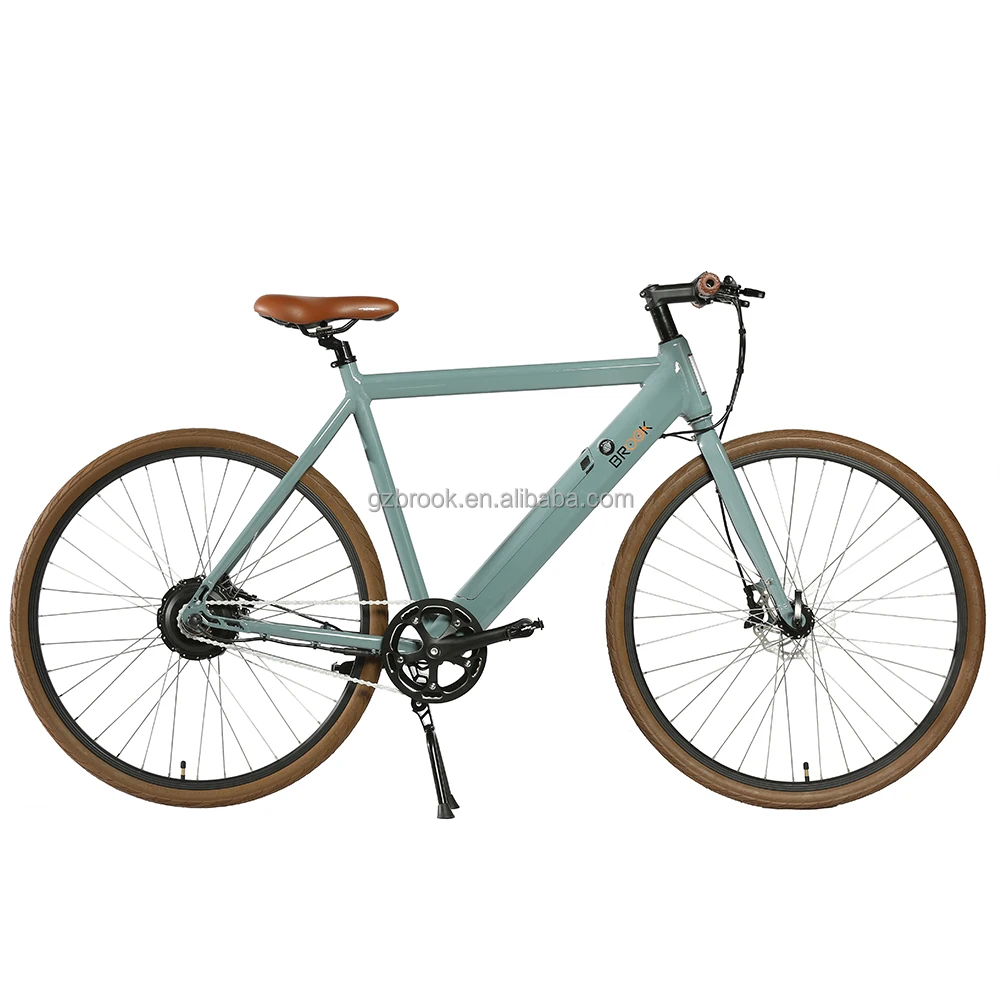 

Drop shipping ultralight urban track aluminum fixie electric city bike, eu style men adult 700c single speed fixed gear ebike