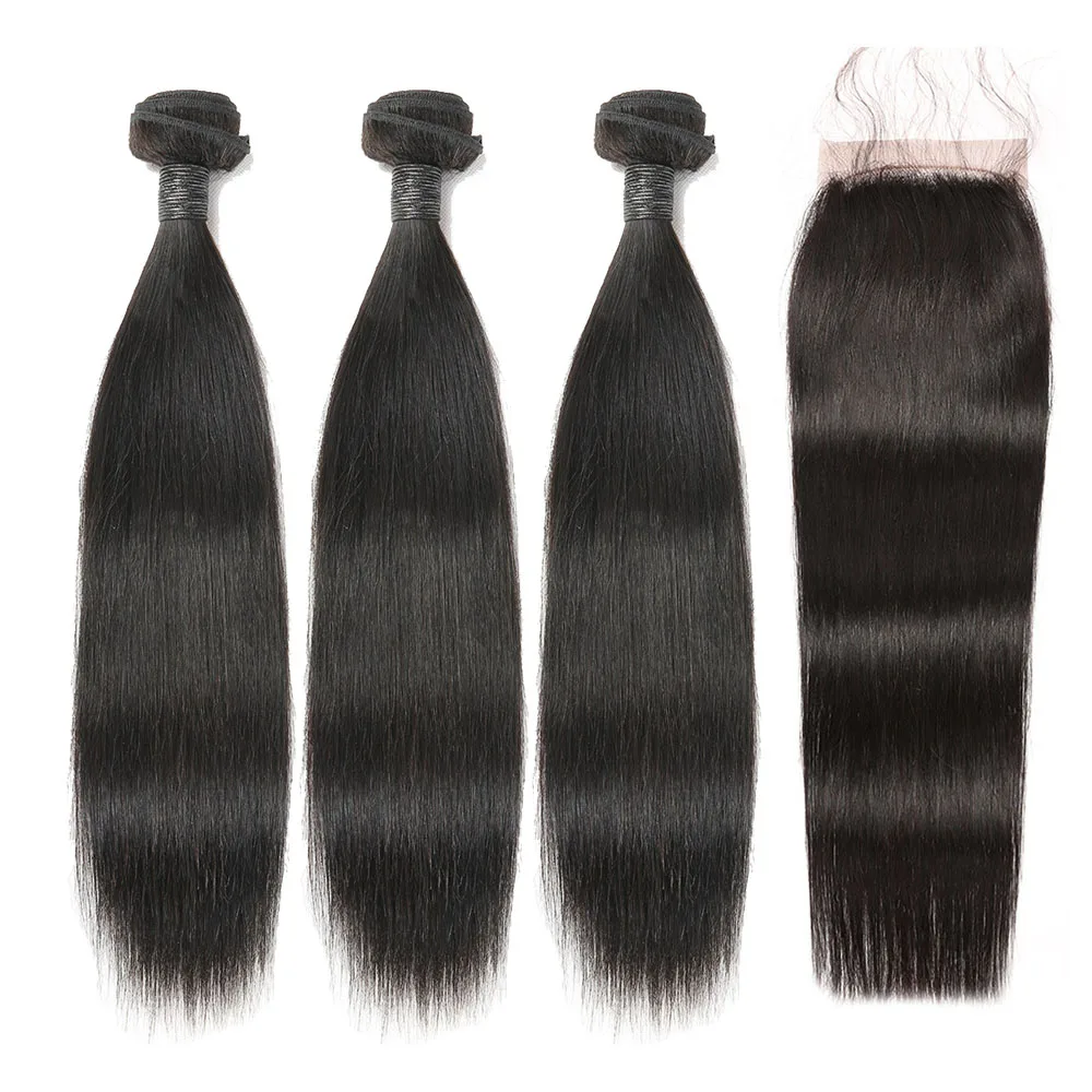 

Remy Virgin Brazilian Cuticle Aligned Hair Bundle Human Hair Extensions Vendors Weave Straight Nature Color Bundles Human Hair