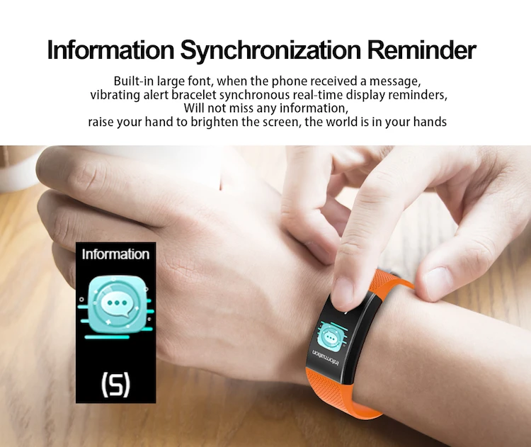 cheap smart bracelet QW18T smart temperature bracelet heart rate smart watch body temperature