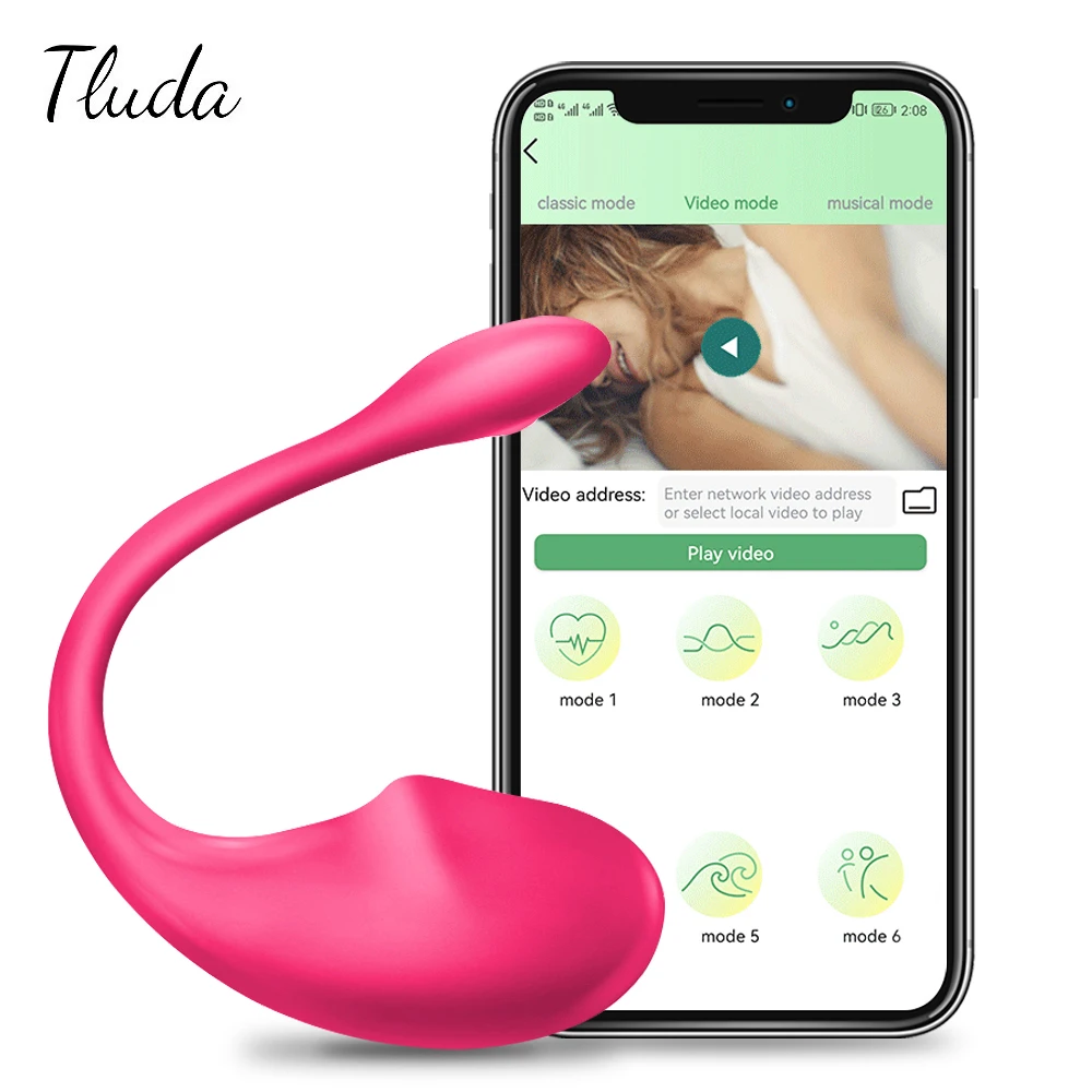 

Wireless Vibrator For Women APP Control clitoris and G-Spot Simulator Vibrating Love Egg Female Masturbator Sex Toys Massager