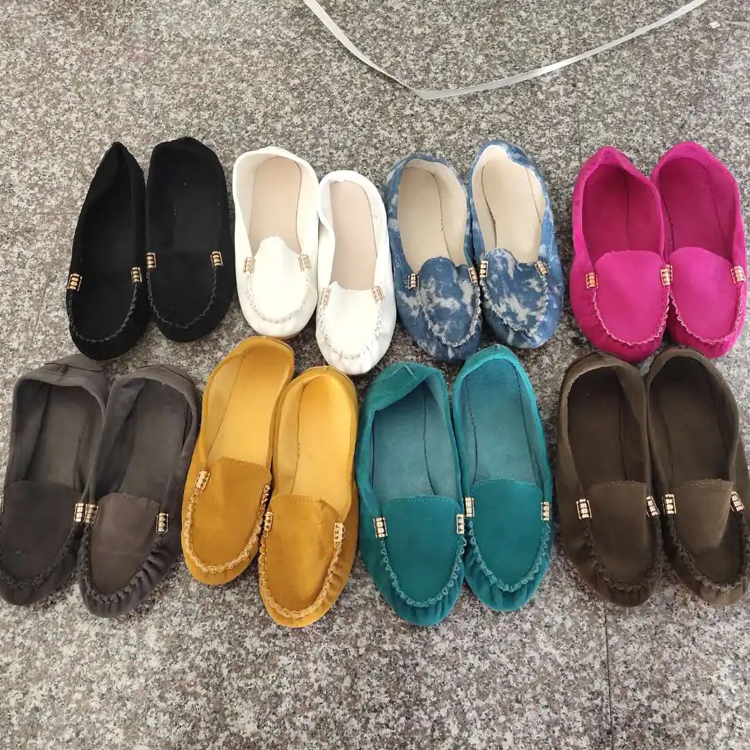 

818-9 35-44 simple ladies peas shoes new casual shallow mouth women's shoes
