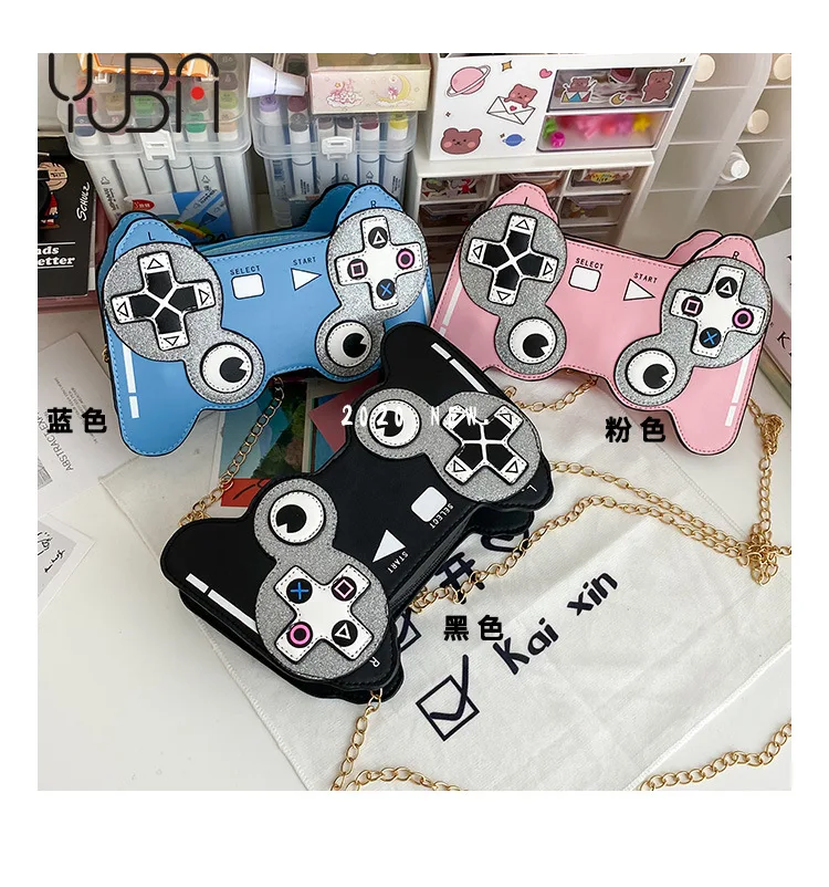 

Amazon Hot Sale Purse 2021 New Fashion Pu Leather Women Gamepad Chain Messenger Handbags Lady Handbag Bags Women
