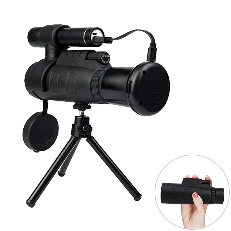 

Mobile Phone 12X Portable High Definition Infrared Night Vision Monocular Telescope Recording Telescope